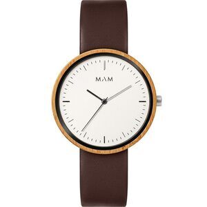 MAM Brown Leather Dress  Watch